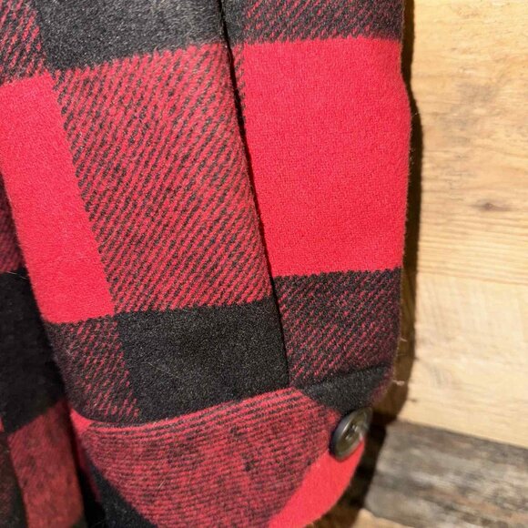 Torrid Wool Longline Buffalo Plaid Collared Shacket - Picture 10 of 10